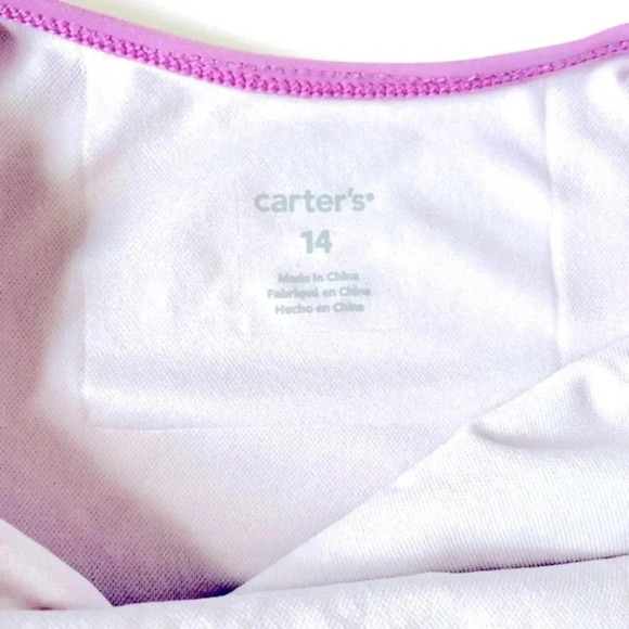 Carter’s Flip Sequin Flamingo One Piece Swimsuit Girl’s Size 14 - Picture 7 of 8